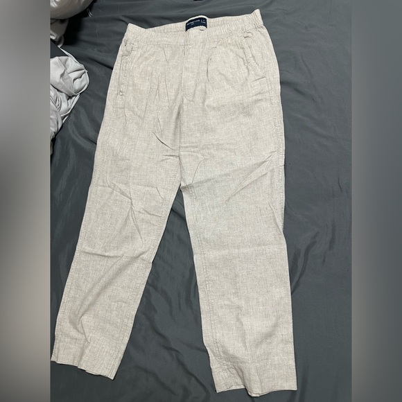 Abercrombie loose linen pants. Size small - Picture 2 of 3